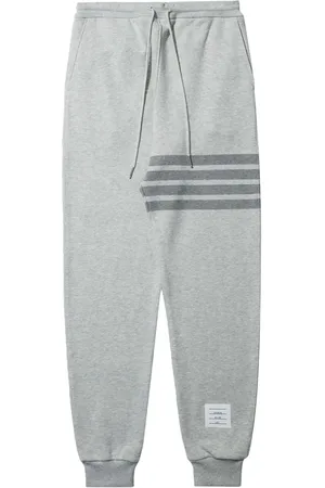 Thom Browne 4-Bar stripe cotton track pants