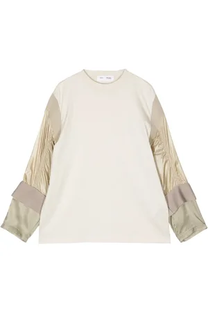 TOGA PULLA Panelled colour-block T-shirt