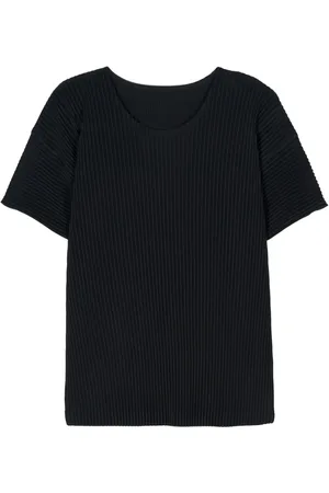 Issey Miyake Pleated short-sleeve T-shirt