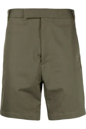 Thom Browne Straight-leg cotton twill shorts