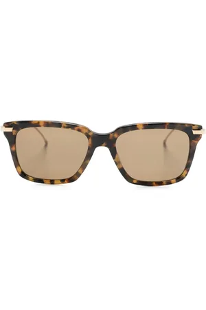 Thom Browne Tortoiseshell square-frame sunglasses