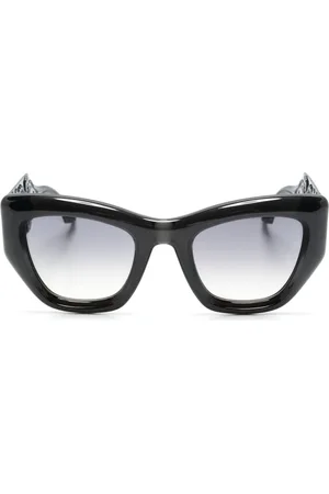 Etro Logo-engraved cat-eye sunglasses