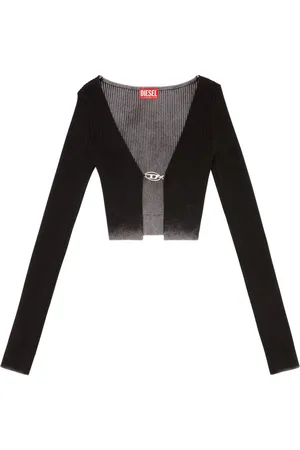 Diesel M-Latina ribbed cotton crop top