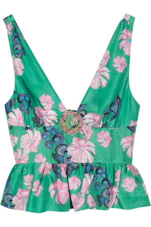 Cynthia Rowley Eden silk top