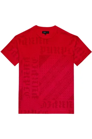 Purple Brand Logo-print cotton T-shirt