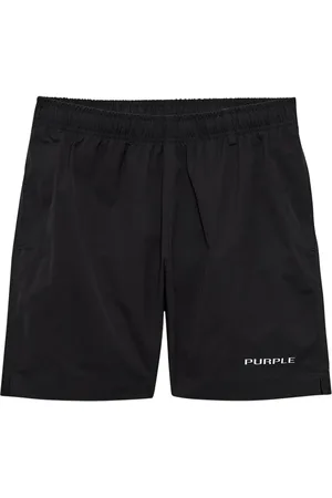 Purple Brand Wordmark swim shorts