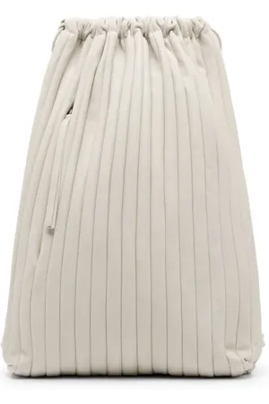 MARSÈLL Arriccia pleated leather backpack