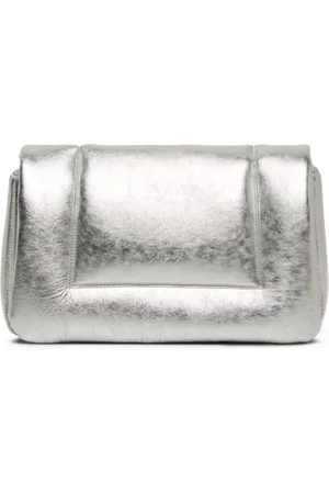 MARSÈLL Cornice laminated leather clutch
