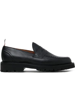 Thom Browne RWB-stripe leather loafers