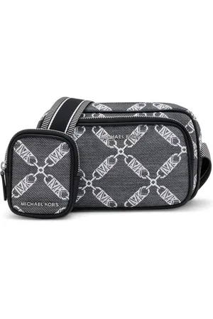 Michael Kors Logo-plaque monogram messenger bag