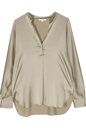 Vince Silk v-neck blouse