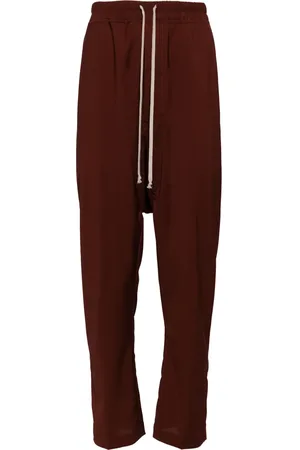 Rick Owens Drop-crotch wool trousers