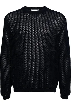 LARDINI Open-knit cotton jumper