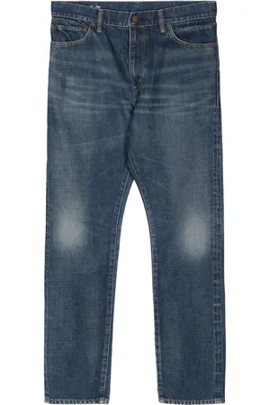 VISVIM Mid-rise straight-leg jeans