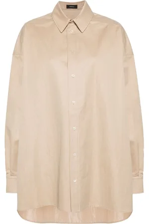 WARDROBE.NYC Drill Shirt gabardine minidress