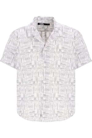 Karl Lagerfeld Logo-print cotton shirt