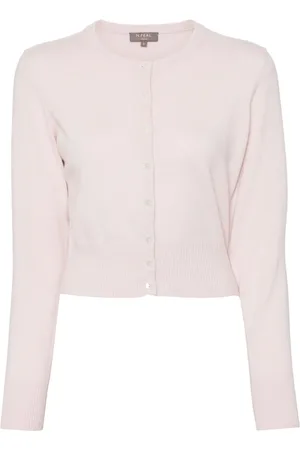 N.PEAL Ivy cropped cashmere cardigan