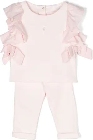 PATACHOU Ruffle-trim cotton tracksuit