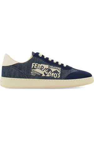 Salvatore Ferragamo Logo-print low-top sneakers