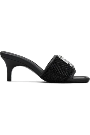 Marc Jacobs The Rhinestone J leather mules