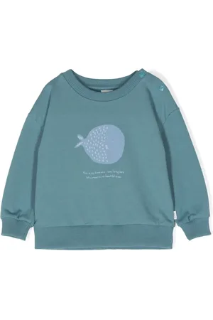 KNOT Fish-print cotton sweatshirt