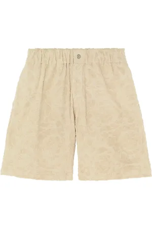 VERSACE Barocco jacquard towel shorts
