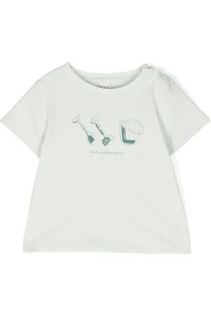 KNOT Sand Artist-print cotton T-shirt
