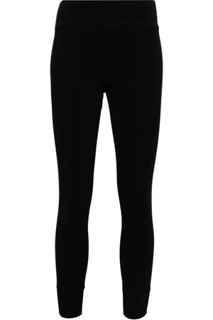 James Perse Seam-detail mid-rise leggings