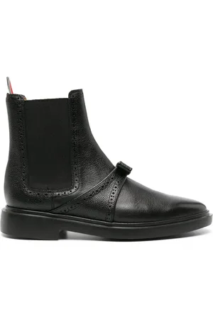 Thom Browne Bow-detailing leather Chelsea boots