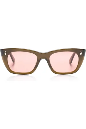 GARRETT LEIGHT Webster rectangle-frame sunglasses