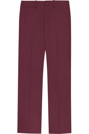 Saint Laurent Straight-leg cotton trousers