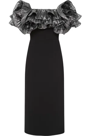 Rebecca Vallance Lumi ruffled midi dress