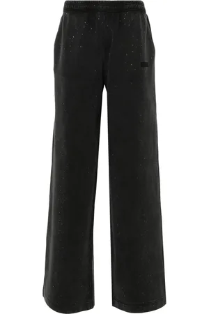 Vetements Crystal-embellished track pants