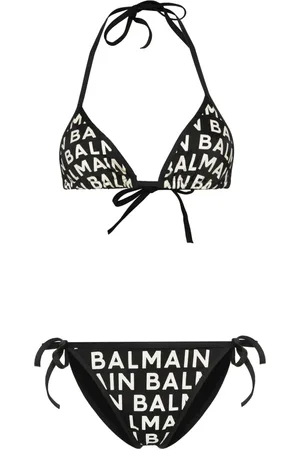 Balmain Logo-print bikini set