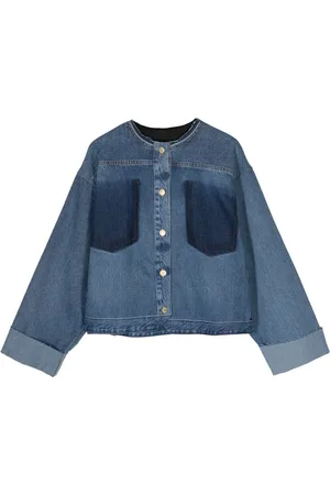 Litkovskaya University single-breasted denim jacket