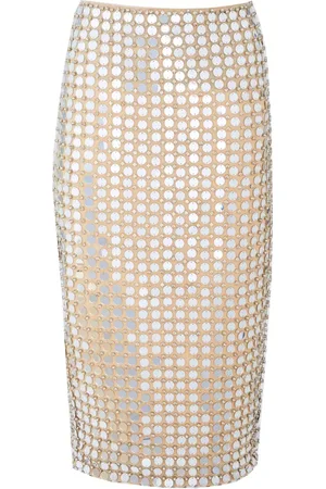 Retrofete Brelan disc midi skirt