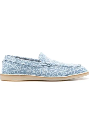 Dolce & Gabbana Logo-print denim loafers