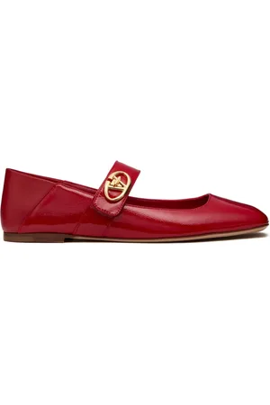VALENTINO GARAVANI VLogo Locker Mary-Jane ballerina shoes