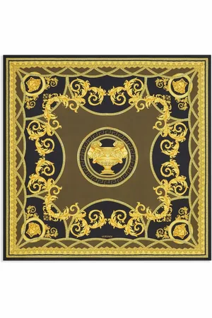 VERSACE La Coupe des Dieux silk foulard