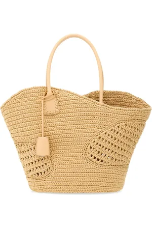 Salvatore Ferragamo Canvas cut-out tote bag