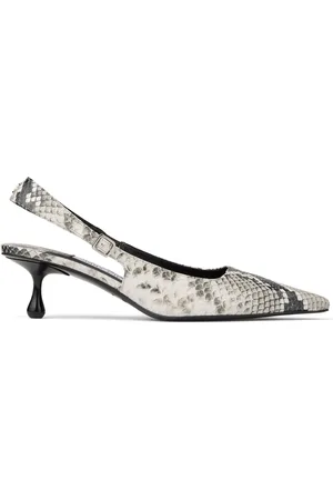 Jimmy Choo 50mm Amel snake-print leather pumps