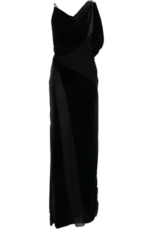 COPERNI Logo-plaque panelled maxi dress
