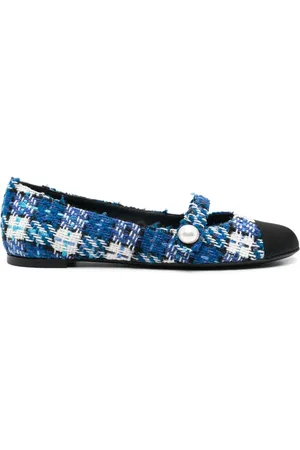 ROBERTO FESTA Divy tweed ballerina shoes