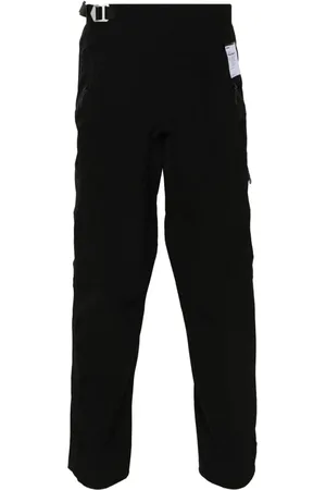 SATISFY PeaceShell™ logo-print trousers