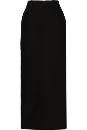 WARDROBE.NYC Drill column maxi skirt