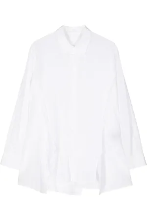 YOHJI YAMAMOTO Draped long-sleeve shirt