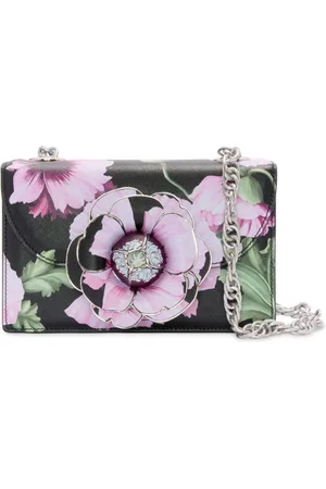 Oscar de la Renta Tro floral-print shoulder bag