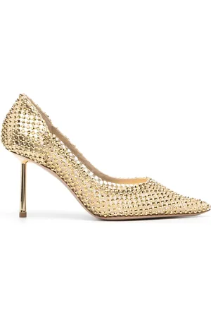 LE SILLA Gilda 90mm crystal-embellished pumps