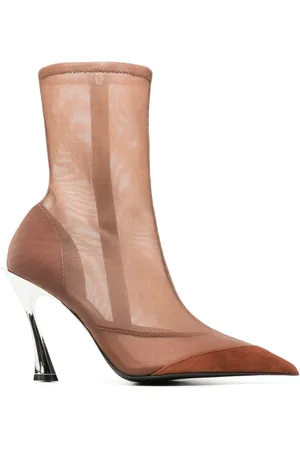 MUGLER 95mm mesh boots