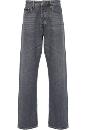 Samsøe Samsøe Eddie logo-patch jeans